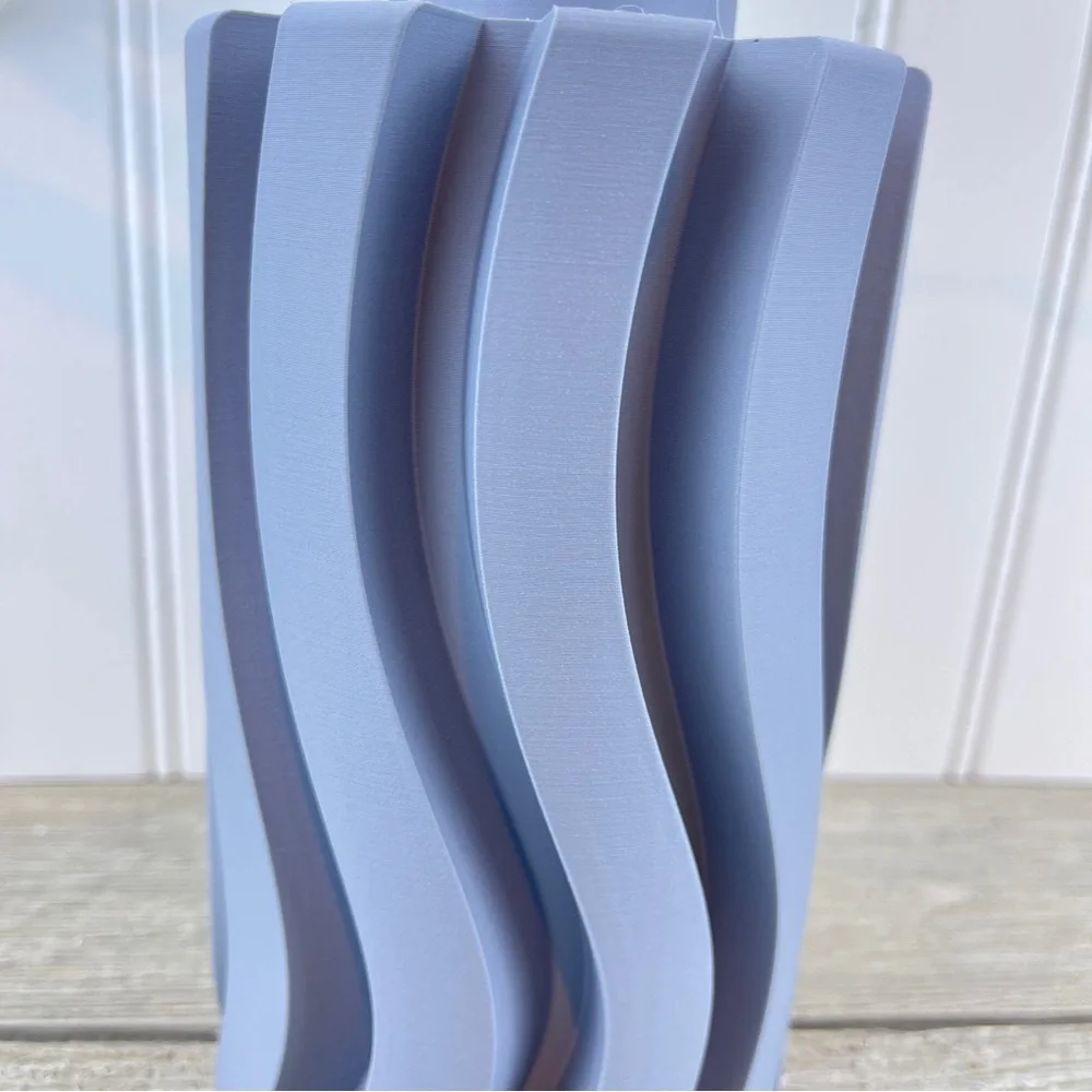 Chunky Wavy Modern Vase, The Orin Vase, Flower Vase, Wavy Design